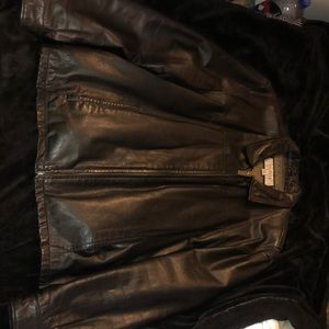 Genuine leather worn in just to big great condition